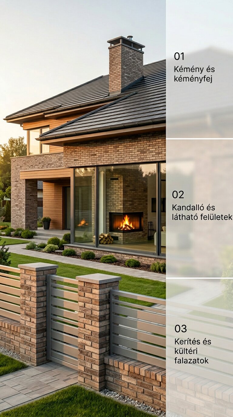 Ökotégla felhasználási területek